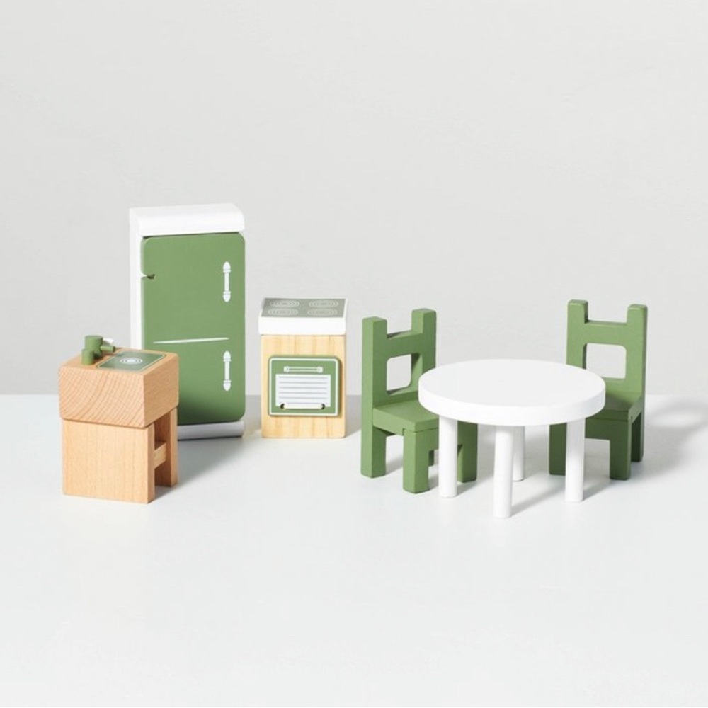 Hearth and Hand with Magnolia Kitchen Furniture Dollhouse Toy Accessory Set